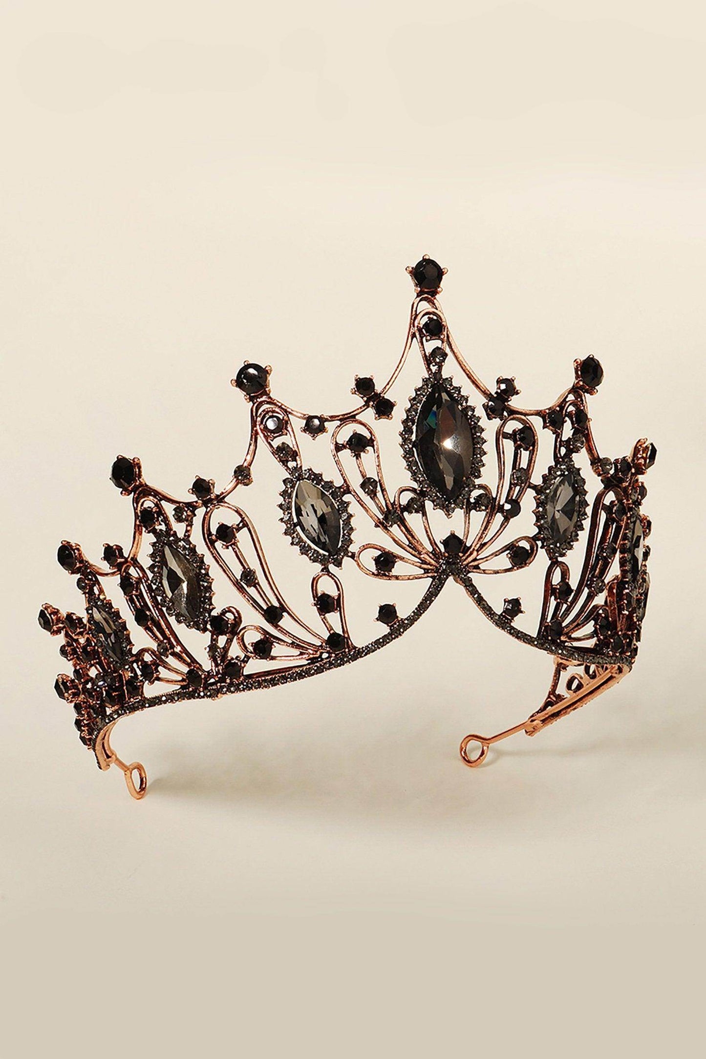 Alloy Tiaras with Rhinestone CH0397 - COCOMELODY