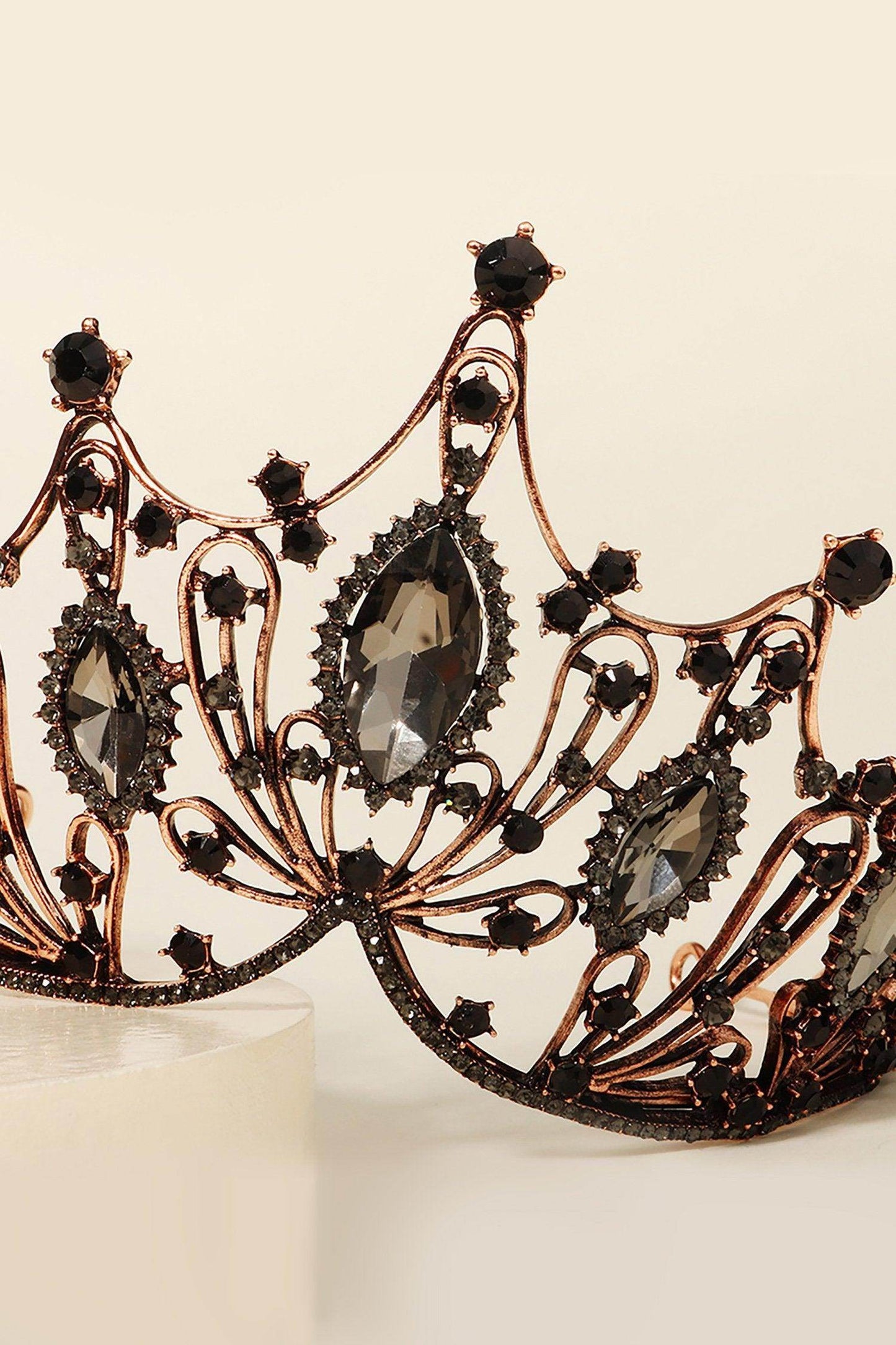 Alloy Tiaras with Rhinestone CH0397 - COCOMELODY