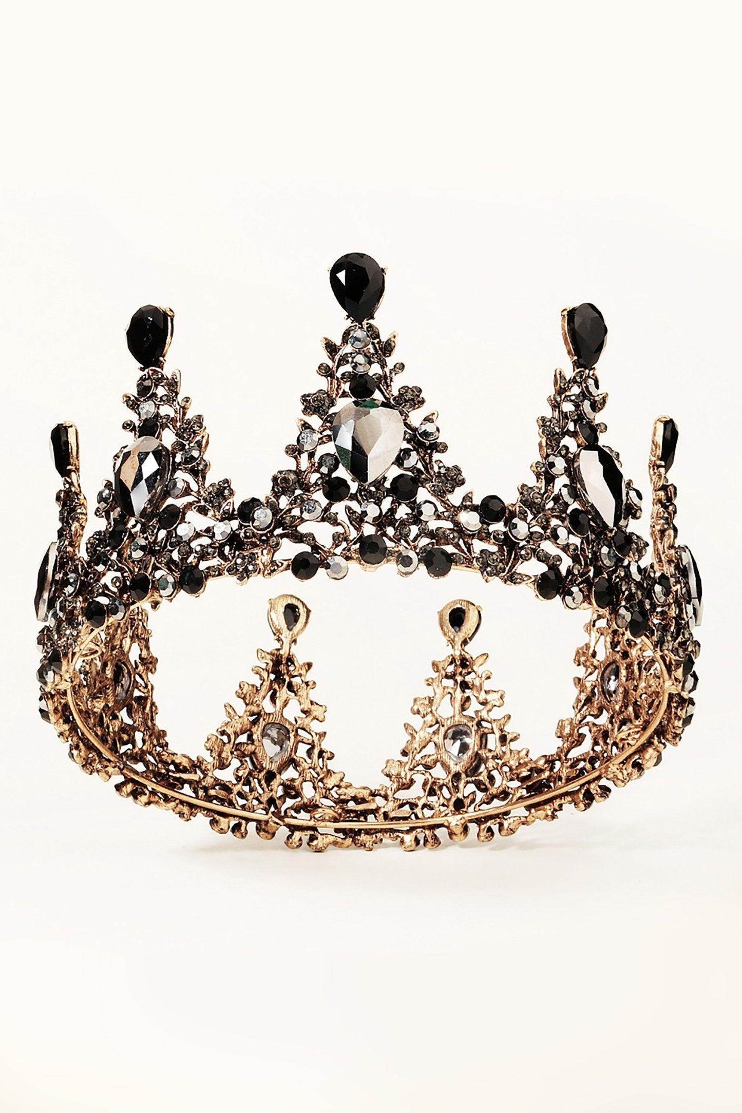 Alloy Tiaras with Rhinestone CH0398 - COCOMELODY