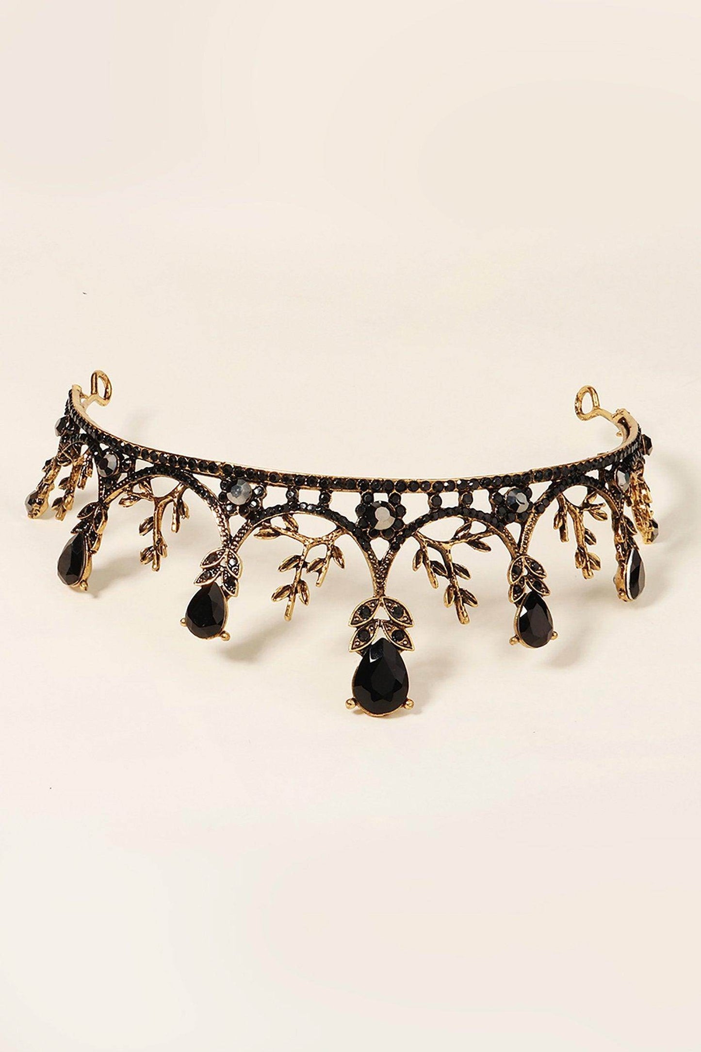 Alloy Tiaras with Rhinestone CH0399 - COCOMELODY