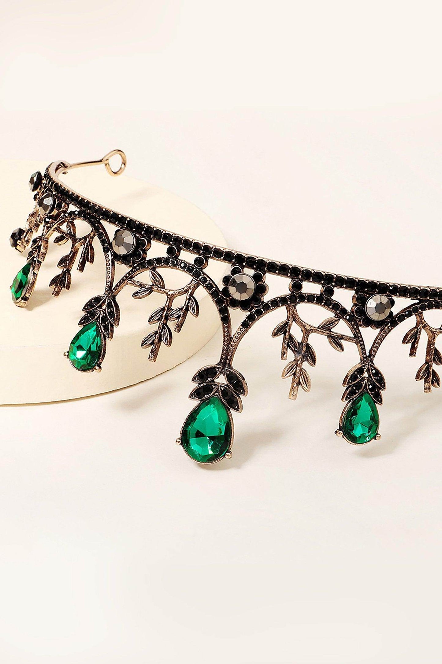 Alloy Tiaras with Rhinestone CH0399 - COCOMELODY