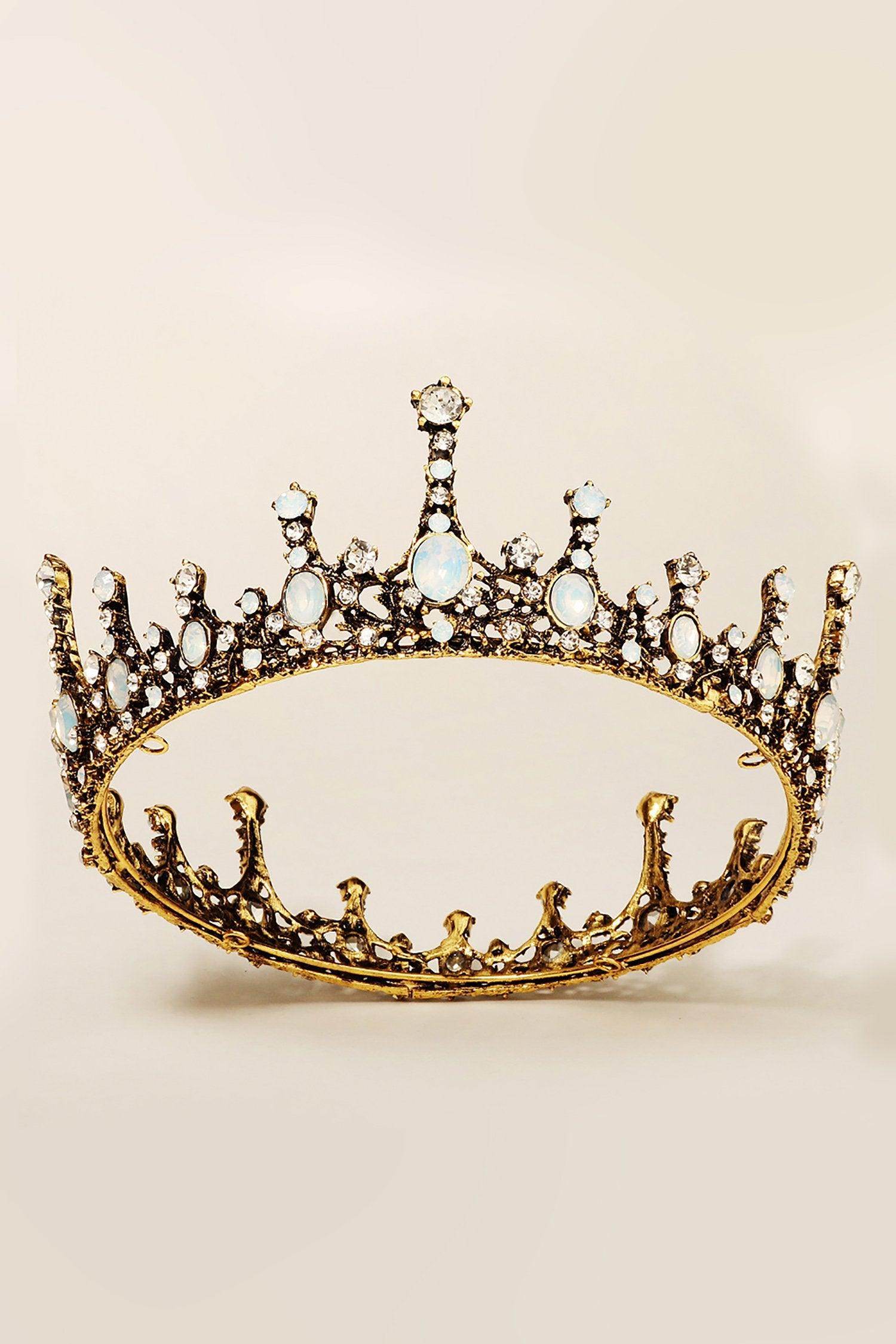 Alloy Tiaras with Rhinestone CH0400 - COCOMELODY