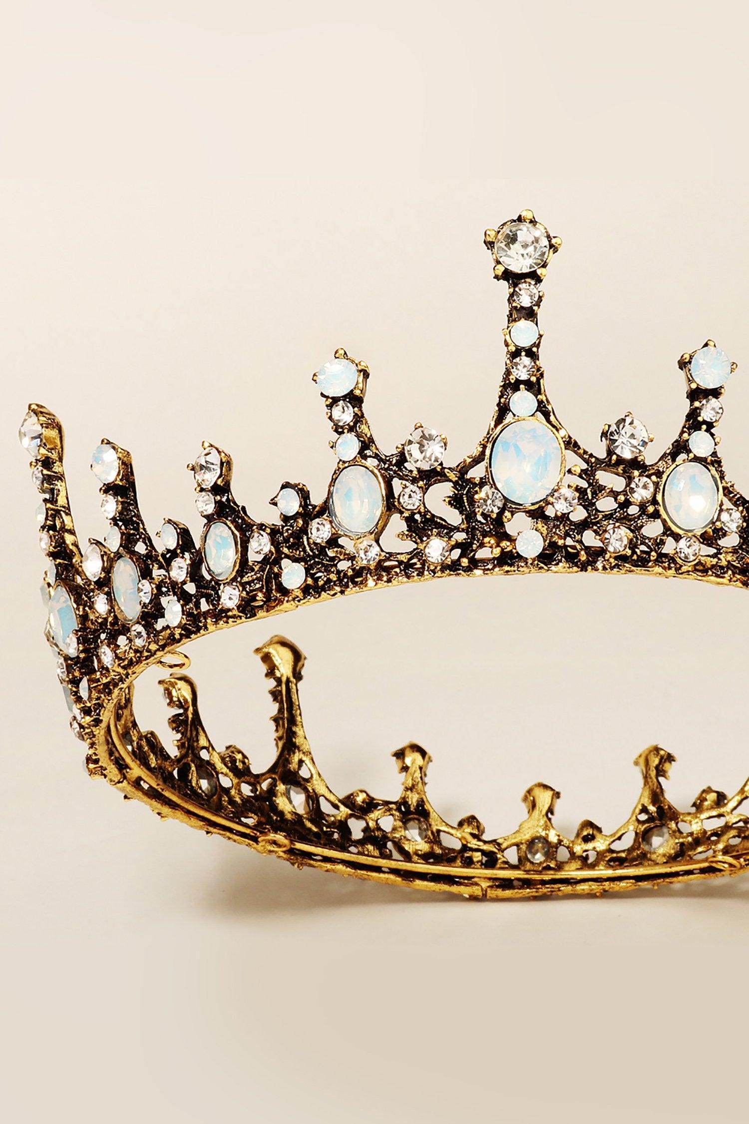 Alloy Tiaras with Rhinestone CH0400 - COCOMELODY