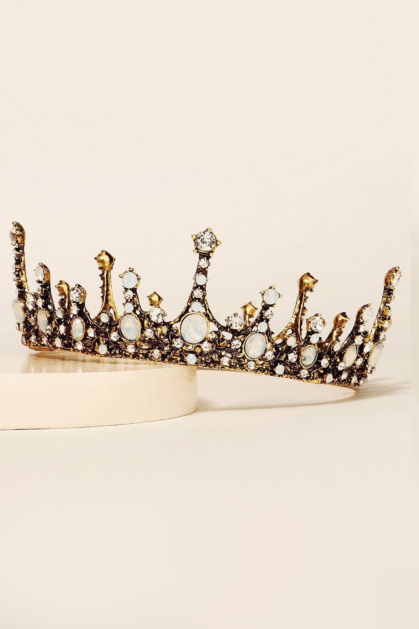 Alloy Tiaras with Rhinestone CH0400 - COCOMELODY