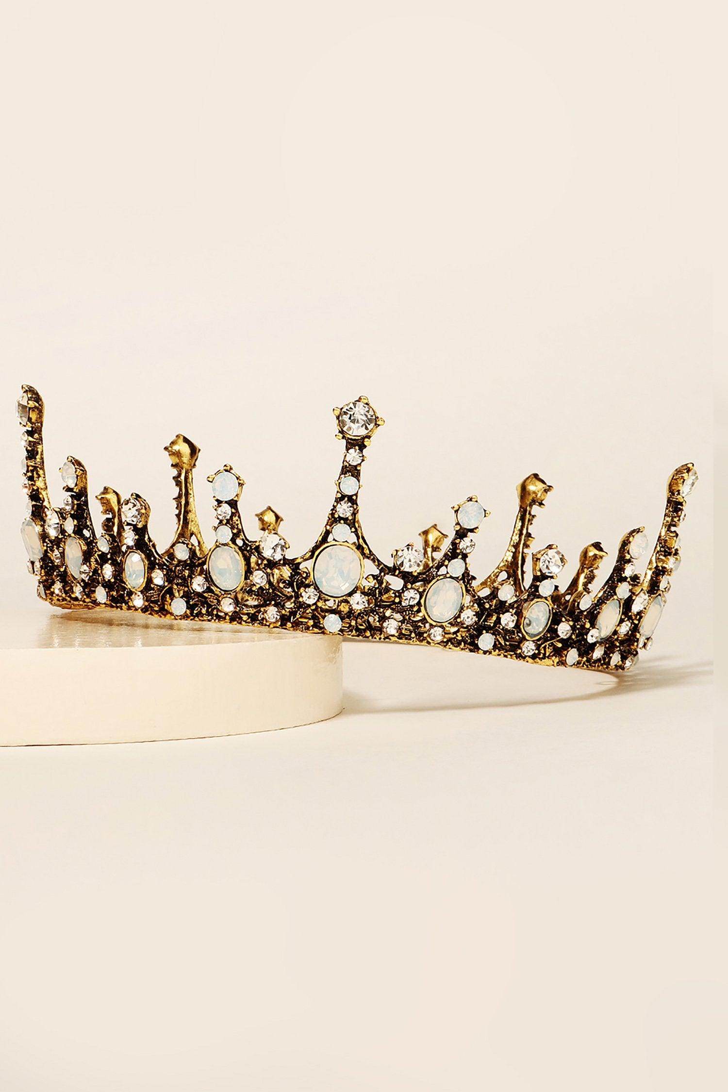 Alloy Tiaras with Rhinestone CH0400 - COCOMELODY