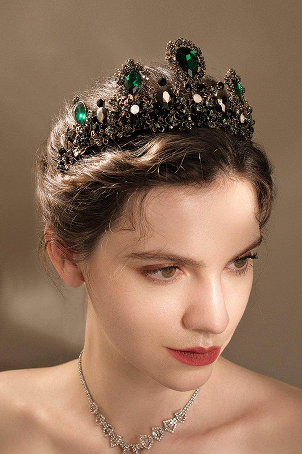 Alloy Tiaras with Rhinestone CH0401 - COCOMELODY