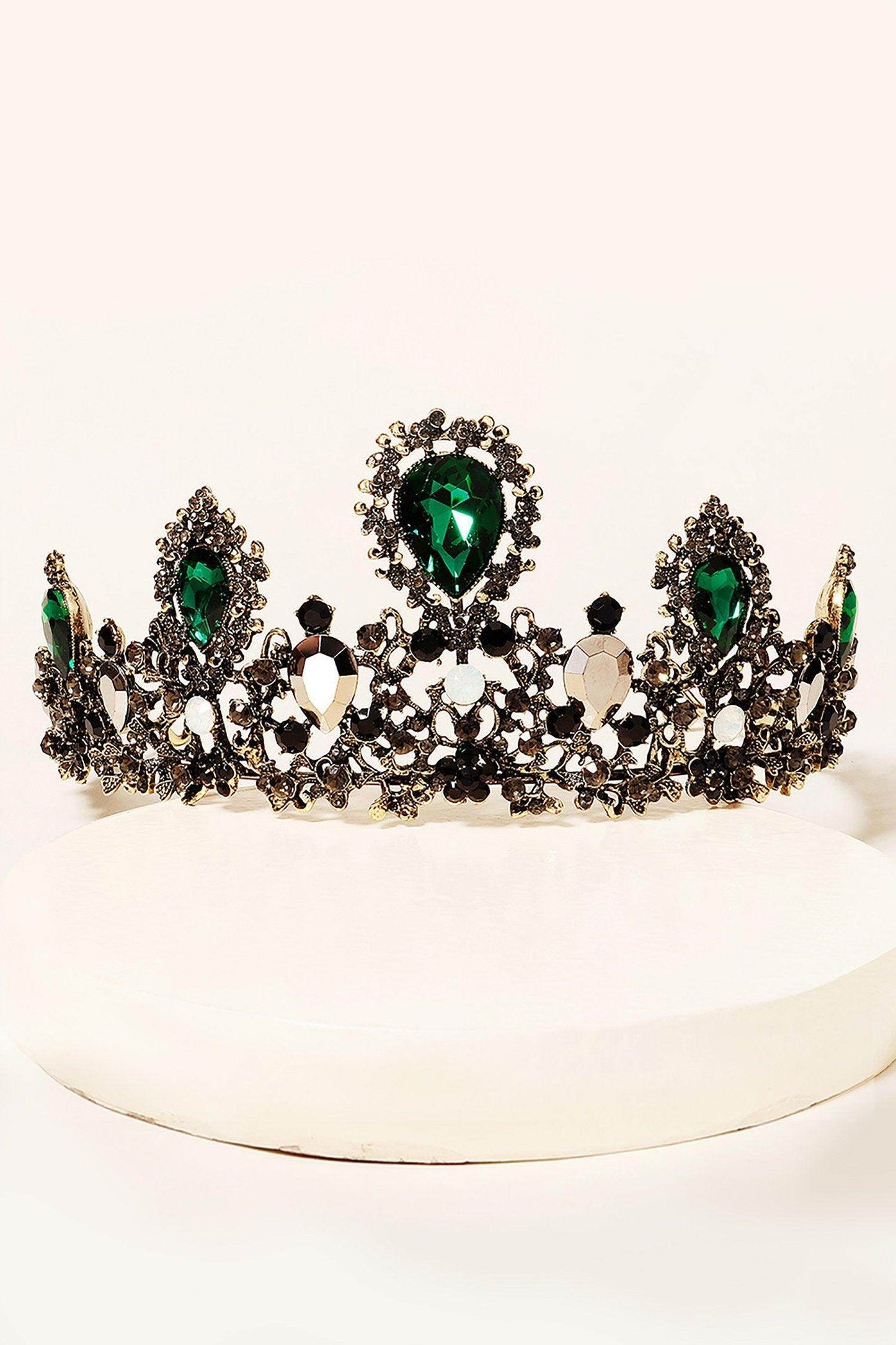 Alloy Tiaras with Rhinestone CH0401 - COCOMELODY