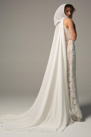 Queenly Chiffon Wedding Wrap CJ0070