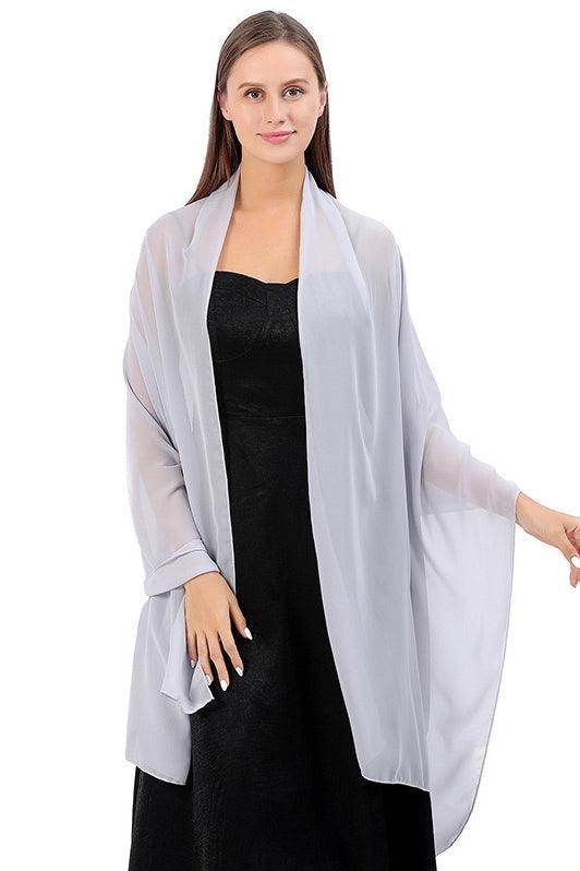 Chiffon Shawl with CJ0100 - COCOMELODY