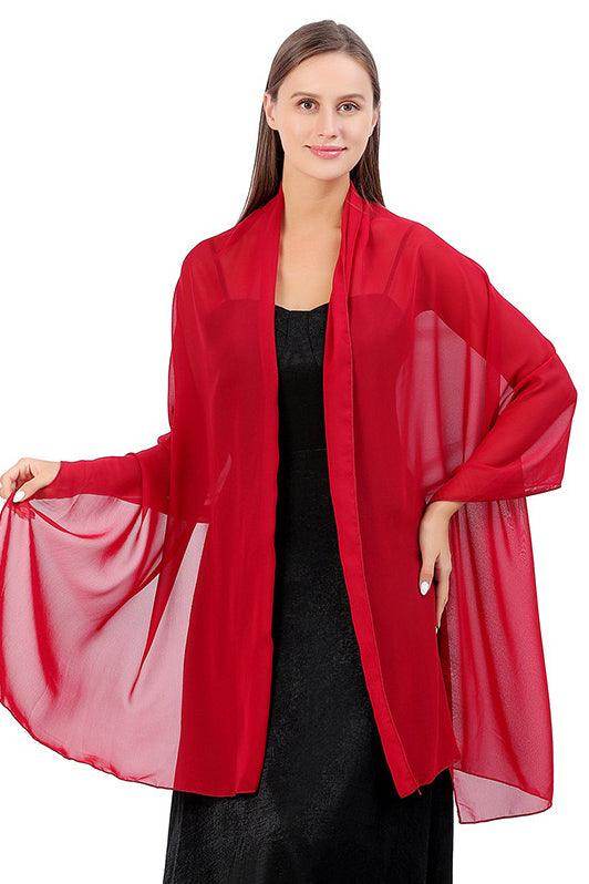 Chiffon Shawl with CJ0100 - COCOMELODY