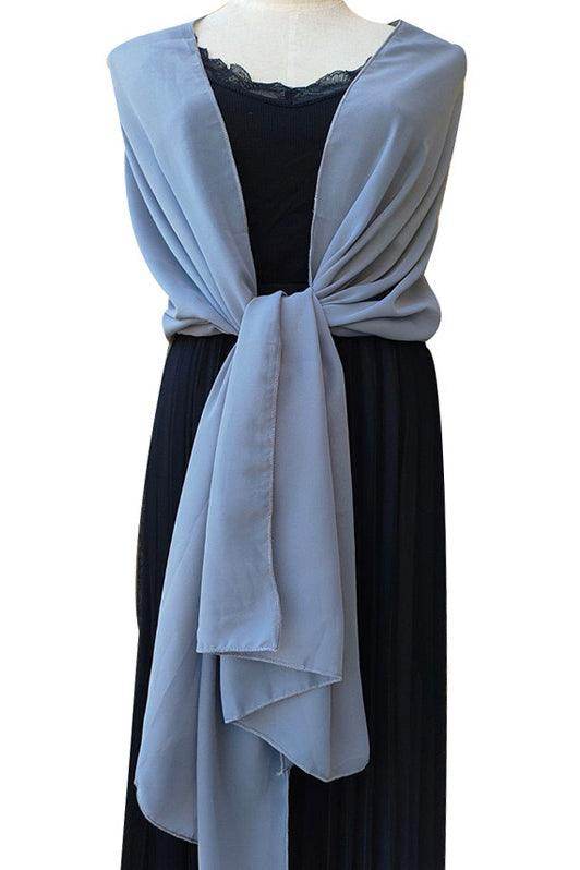 Chiffon Shawl with CJ0100 - COCOMELODY