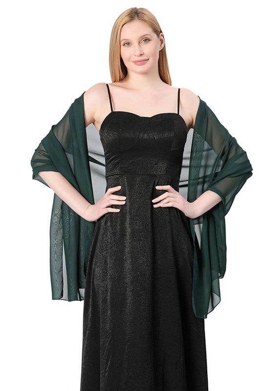 Chiffon Shawl with CJ0100 - COCOMELODY