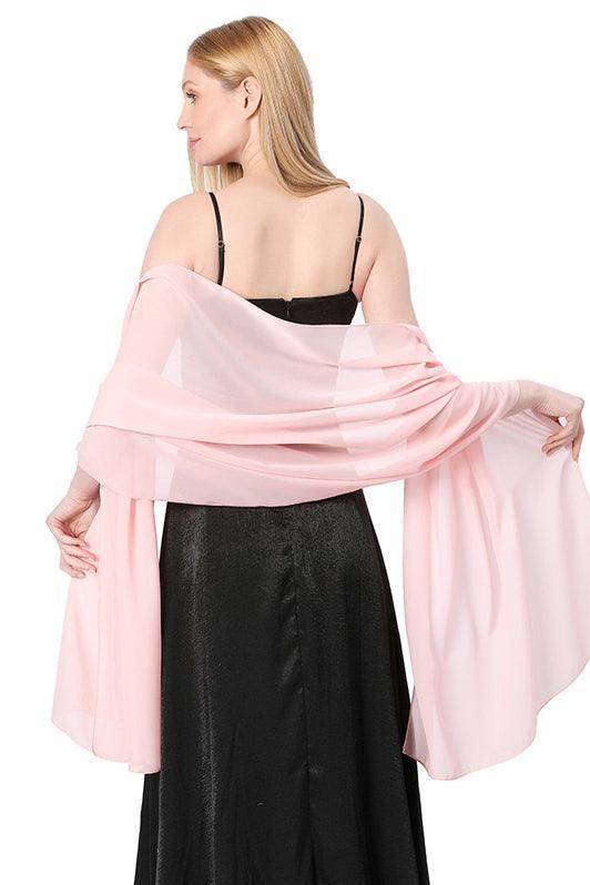 Chiffon Shawl with CJ0100 - COCOMELODY