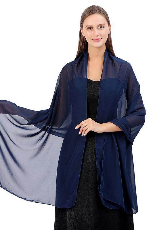 Chiffon Shawl with CJ0100 - COCOMELODY