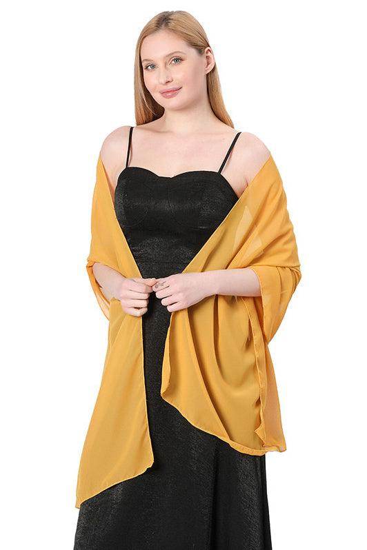 Chiffon Shawl with CJ0100 - COCOMELODY