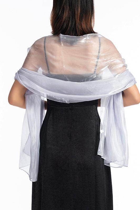 Polyester Tulle Shawl with CJ0105 - COCOMELODY