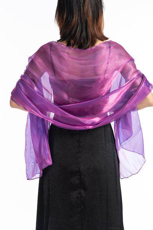 Polyester Tulle Shawl with CJ0105 - COCOMELODY