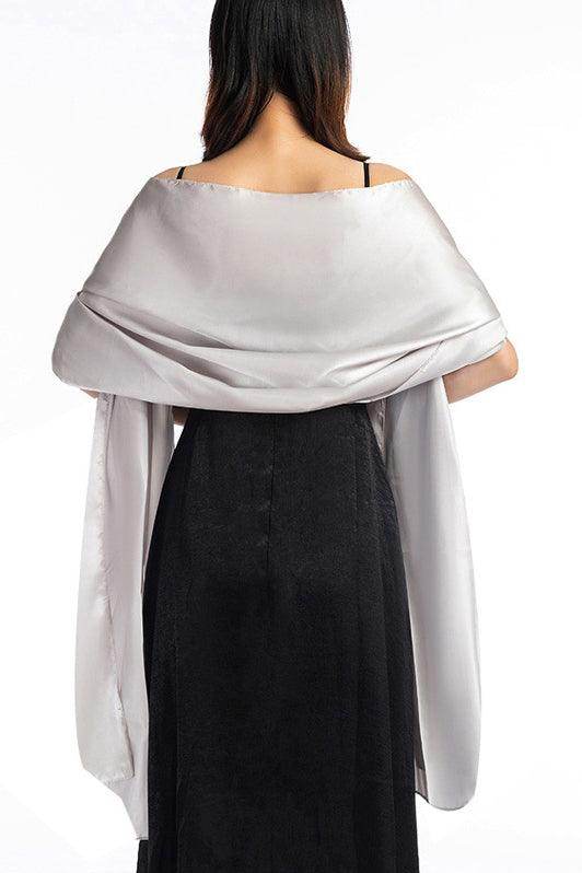 Elastic Satin Shawl with CJ0106 - COCOMELODY