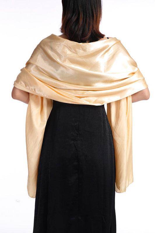 Elastic Satin Shawl with CJ0106 - COCOMELODY