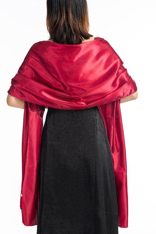Elastic Satin Shawl with CJ0106 - COCOMELODY