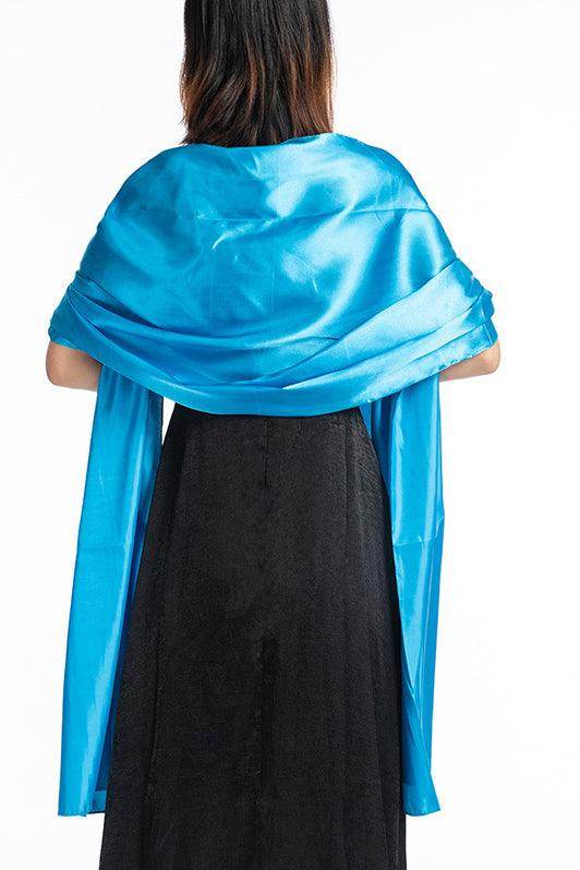 Elastic Satin Shawl with CJ0106 - COCOMELODY