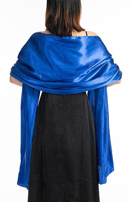 Elastic Satin Shawl with CJ0106 - COCOMELODY