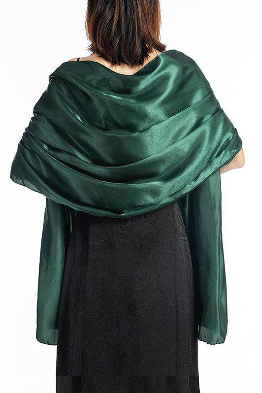 Elastic Satin Shawl with CJ0106 - COCOMELODY