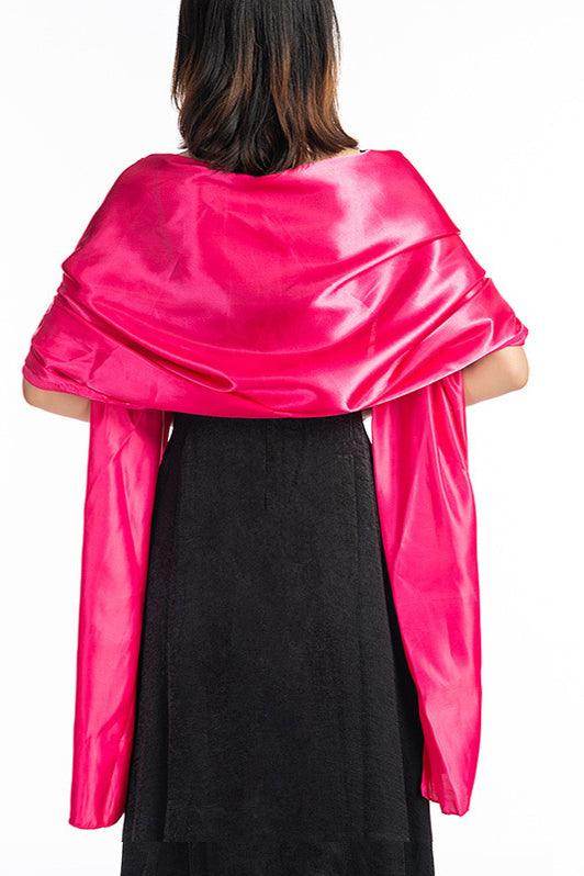 Elastic Satin Shawl with CJ0106 - COCOMELODY