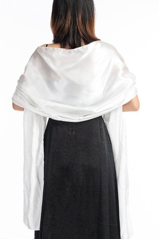 Elastic Satin Shawl with CJ0106 - COCOMELODY