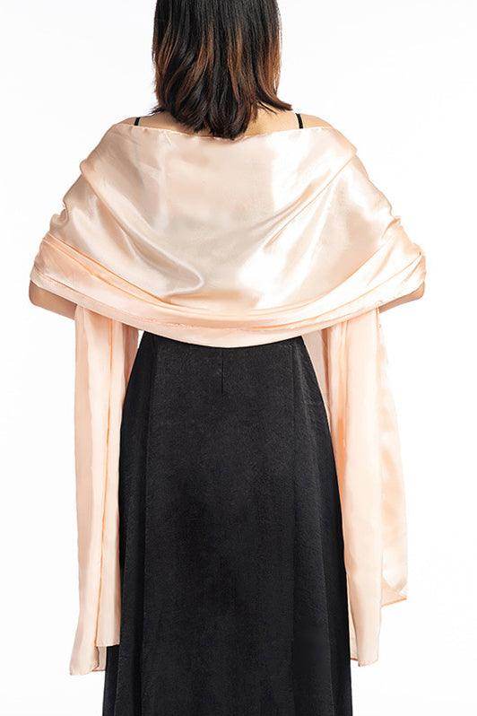 Elastic Satin Shawl with CJ0106 - COCOMELODY