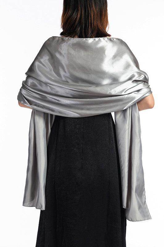 Elastic Satin Shawl with CJ0106 - COCOMELODY