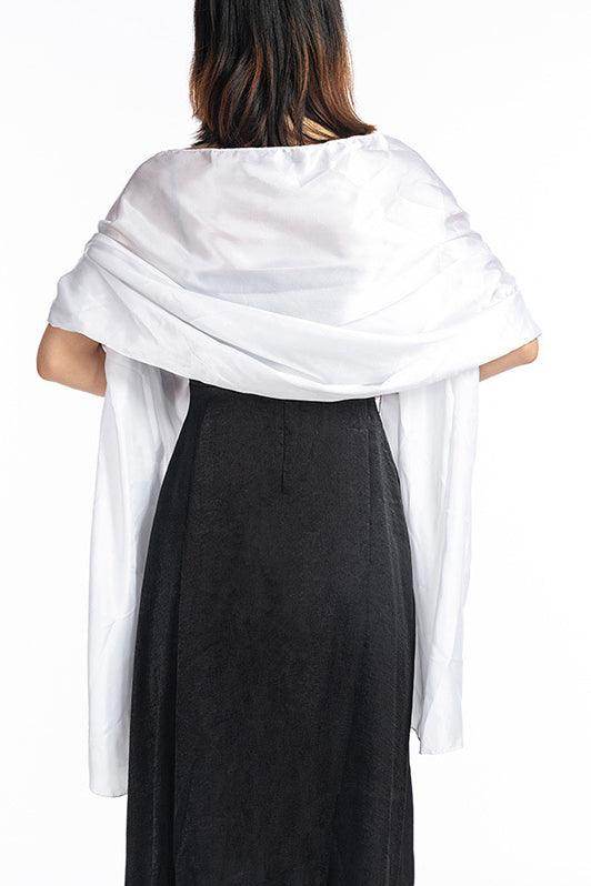 Elastic Satin Shawl with CJ0106 - COCOMELODY