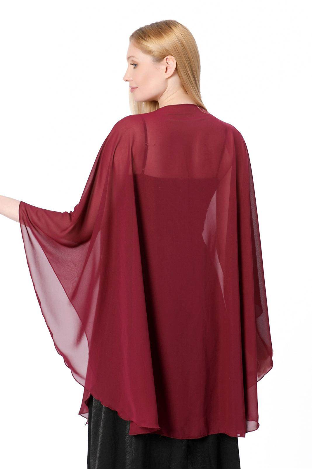 Chiffon Shawl with CJ0111 - COCOMELODY
