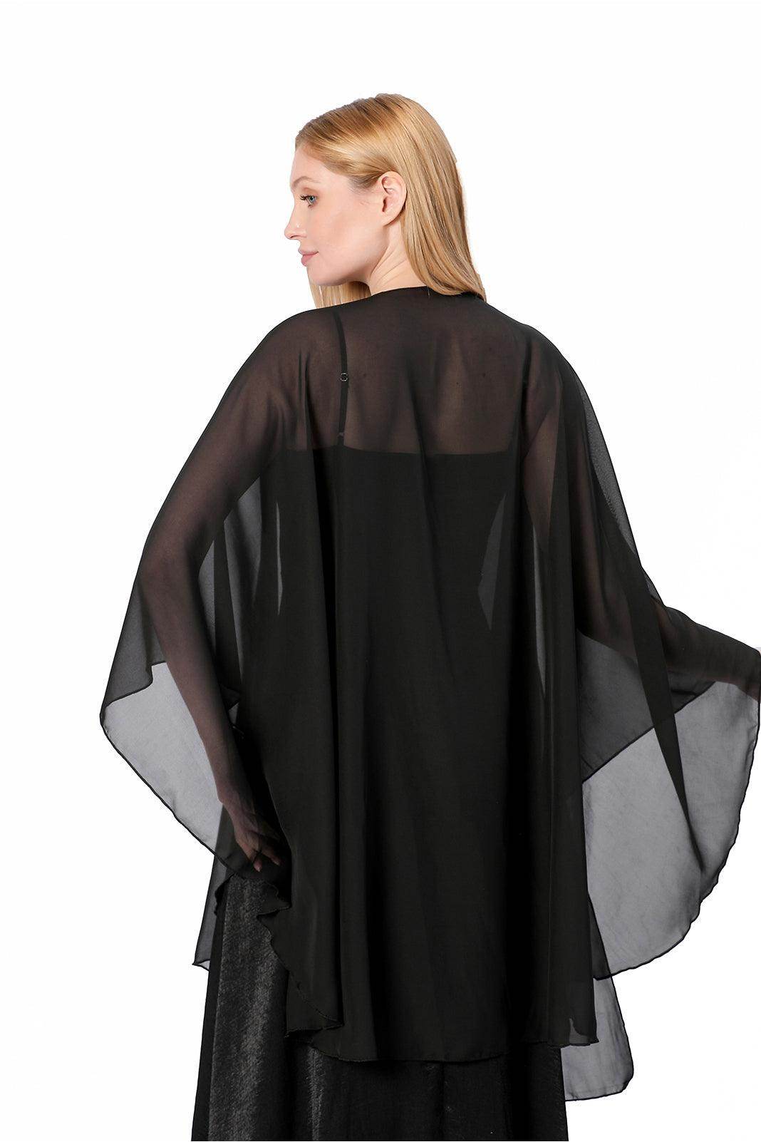 Chiffon Shawl with CJ0111 - COCOMELODY
