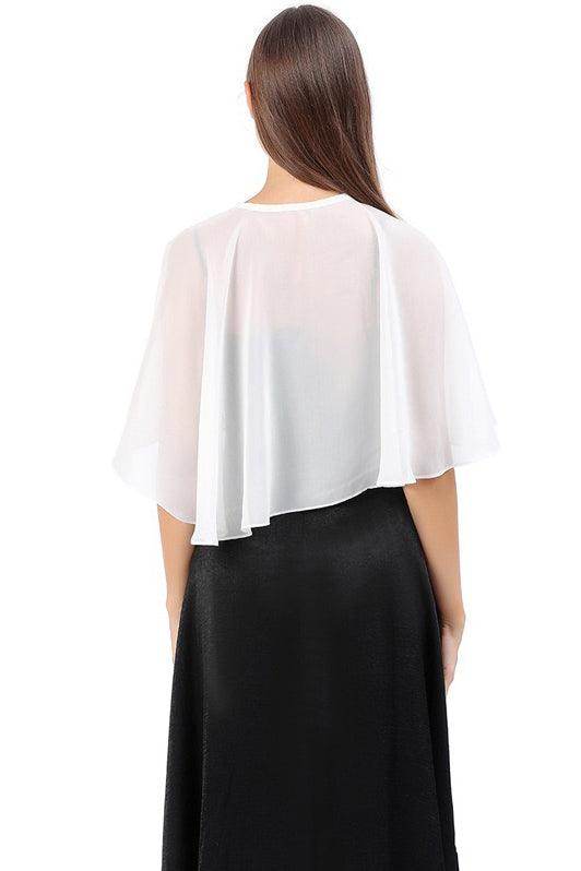 Chiffon Shawl with CJ0112 - COCOMELODY