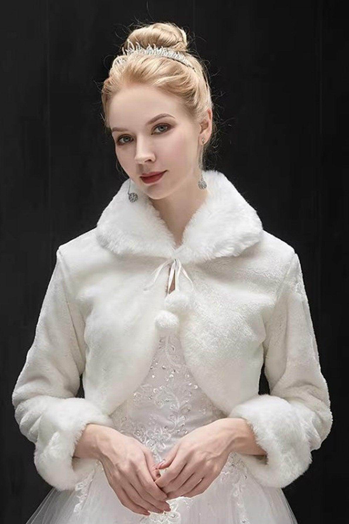 Faux Fur Shawl with CJ0130 - COCOMELODY