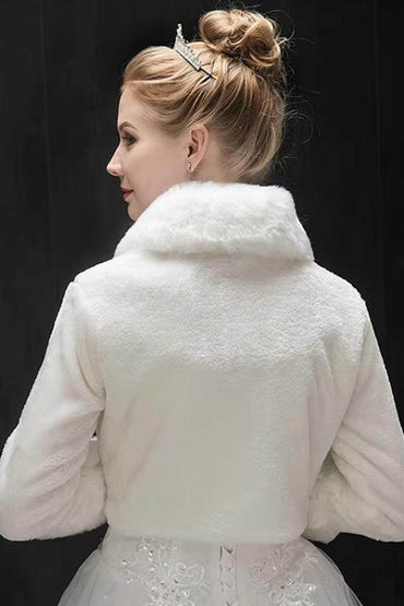 Faux Fur Shawl with CJ0130 - COCOMELODY