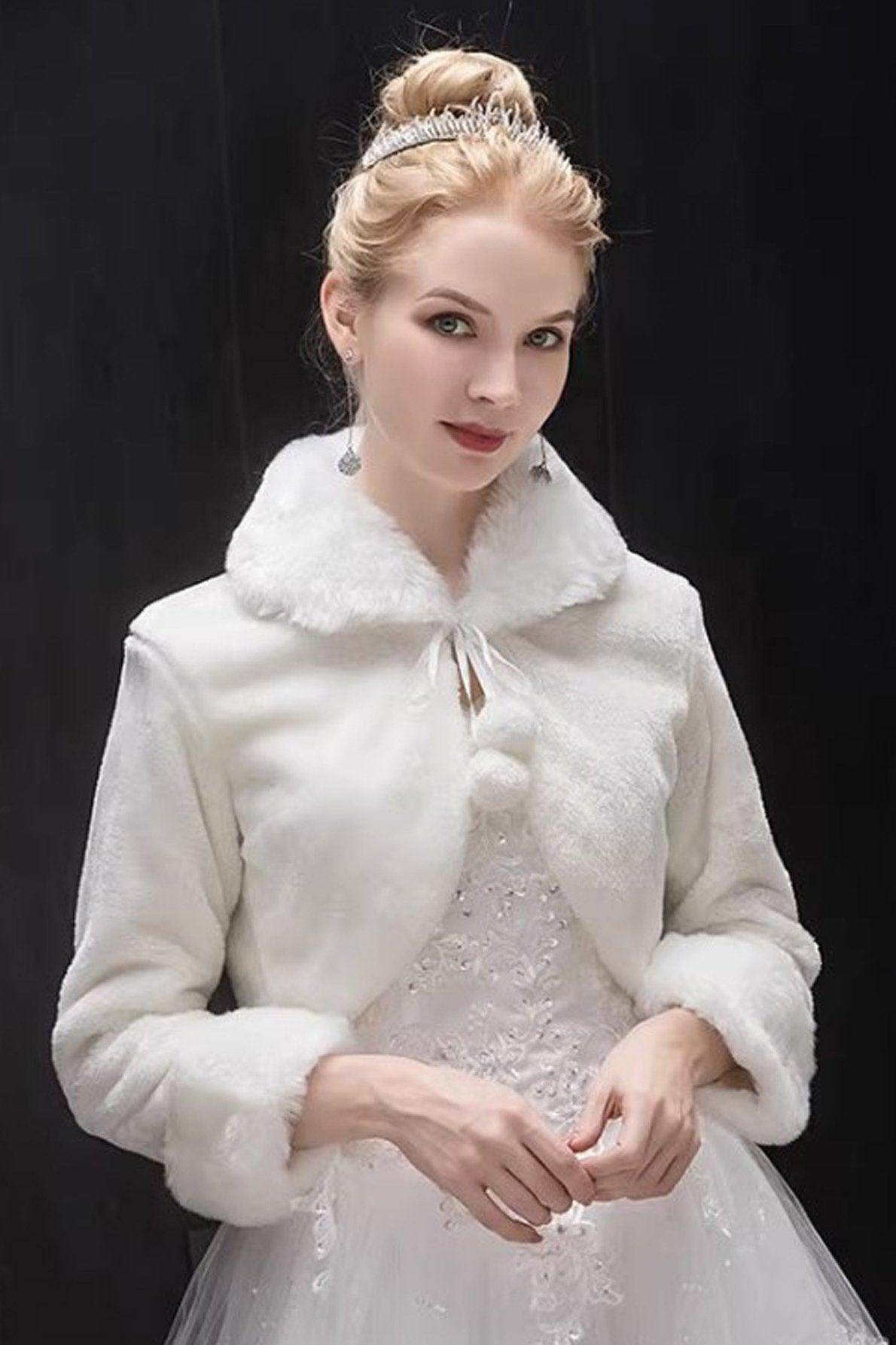 Faux Fur Shawl with CJ0130 - COCOMELODY