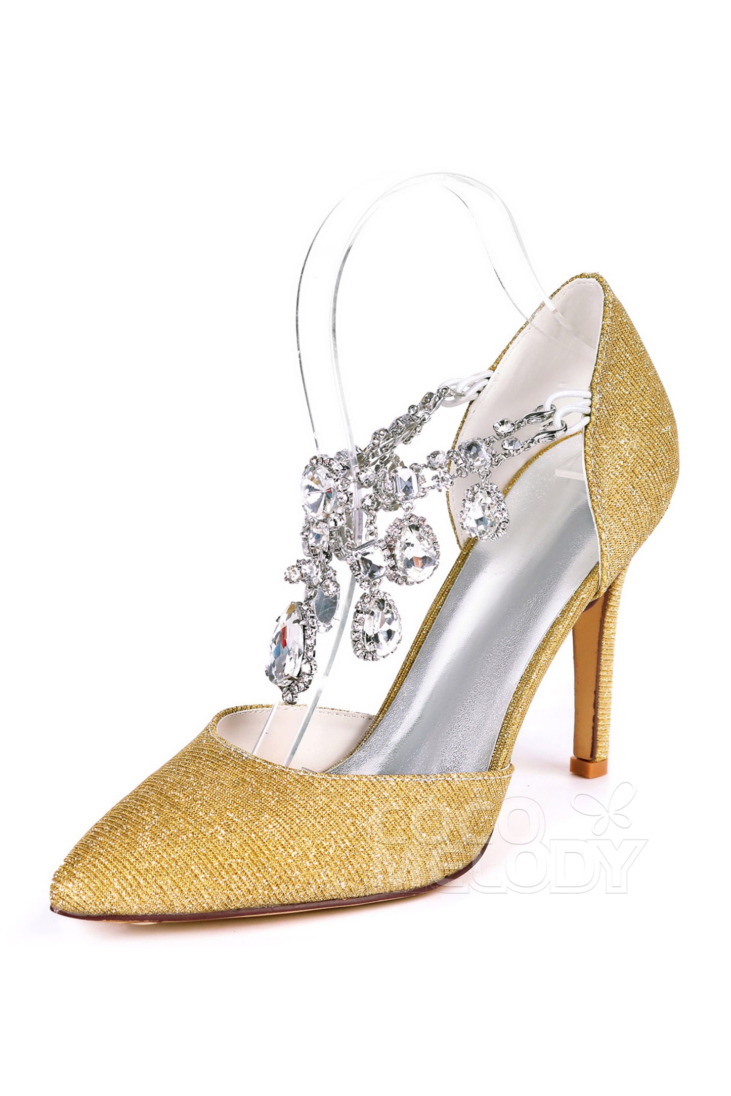 Stiletto Heel Sparkling Heels Dress Shoes CK0065