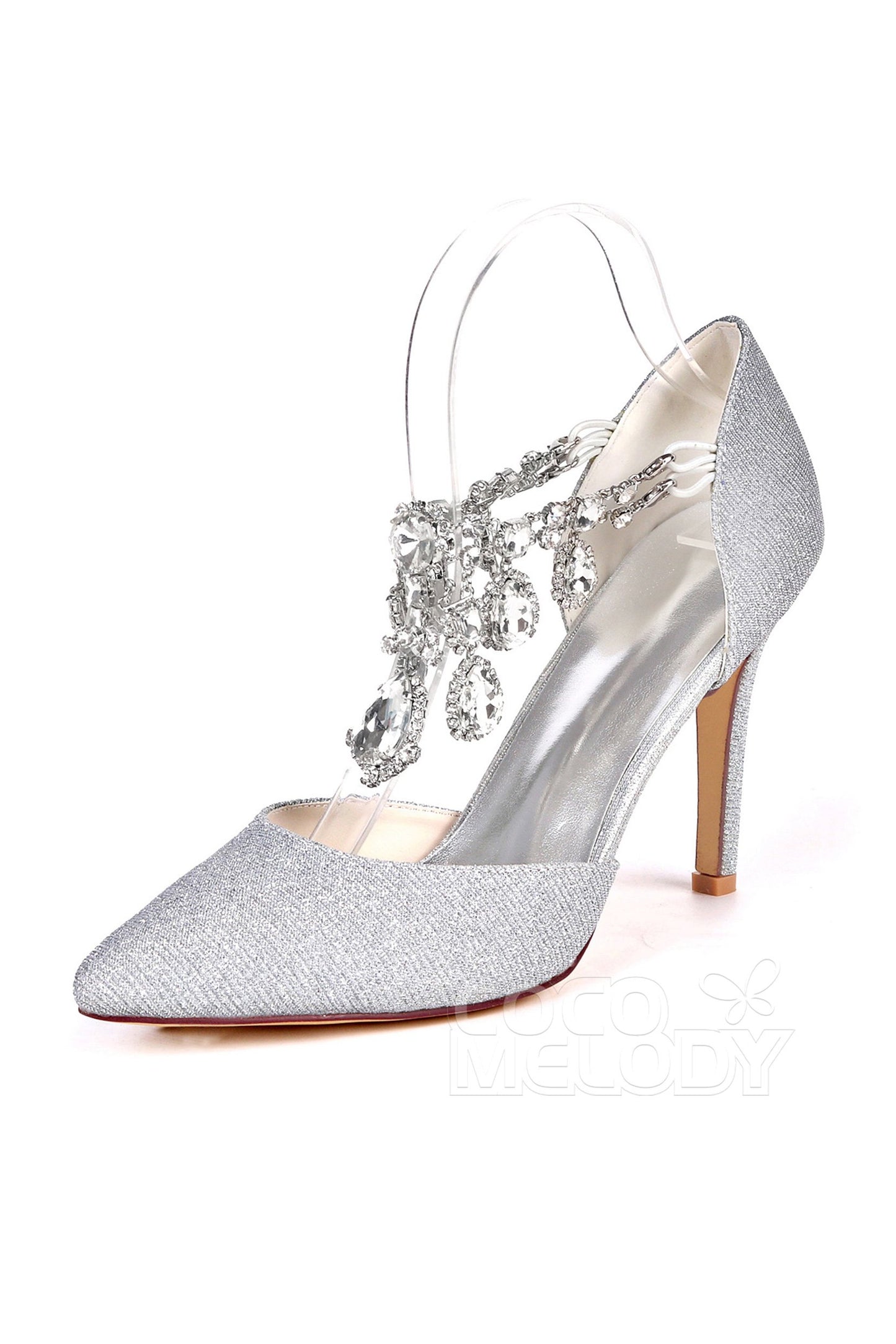 Stiletto Heel Sparkling Heels Dress Shoes CK0065