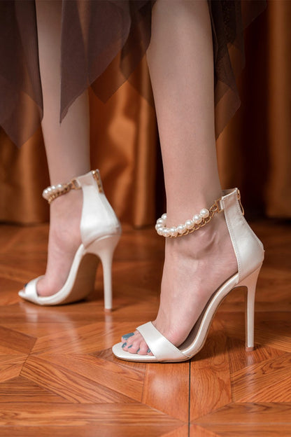 Stiletto Heel 11cm Satin Heels Bridal Shoes CK0116