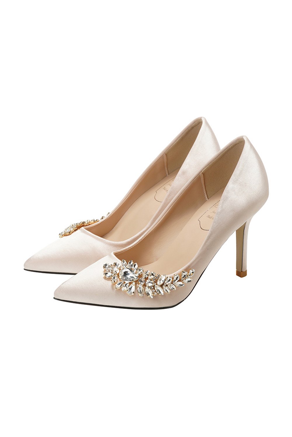 Stiletto Heel 9cm Satin Heels Bridal Shoes CK0129