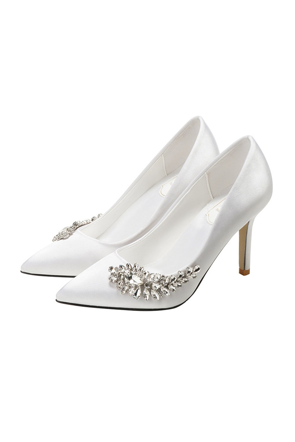 Stiletto Heel 9cm Satin Heels Bridal Shoes CK0129