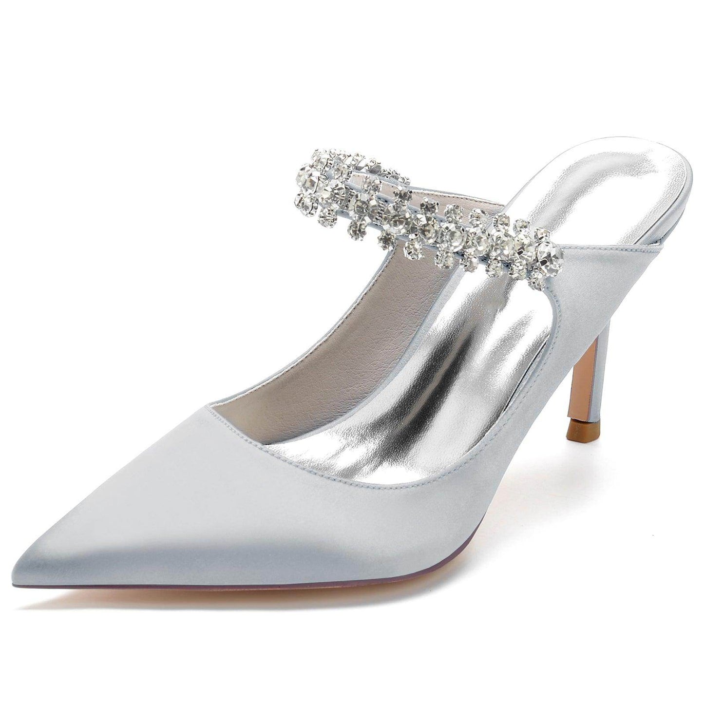 Stiletto Heel 8.5cm Silk-Like Lace Shoes CK0142 - COCOMELODY