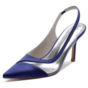 Stiletto Heel 8.5cm Silk-Like Shoes CK0145 - COCOMELODY