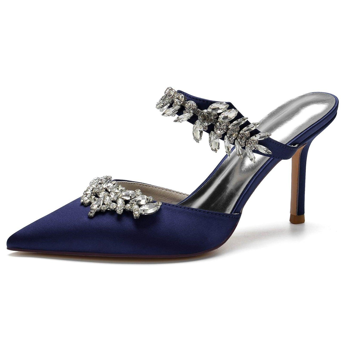Stiletto Heel 8.5cm Silk-Like Shoes CK0158 - COCOMELODY