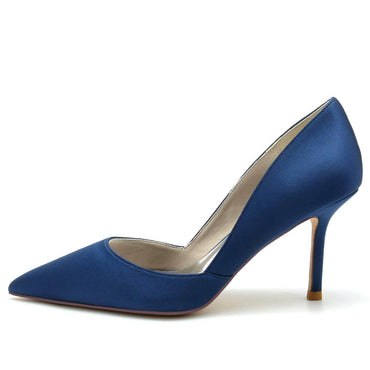 Stiletto Heel 8.5cm Silk-Like Shoes CK0160 - COCOMELODY