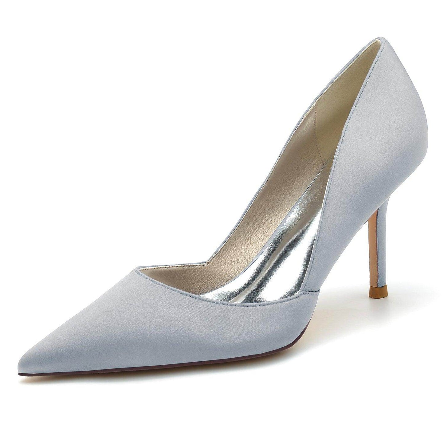 Stiletto Heel 8.5cm Silk-Like Shoes CK0160 - COCOMELODY