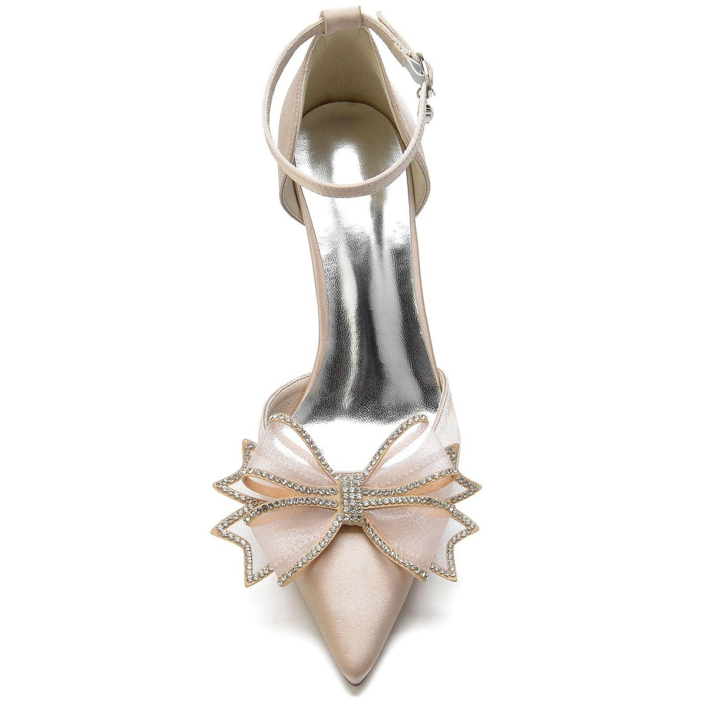 Stiletto Heel 8.5cm Silk-Like Shoes CK0170 - COCOMELODY