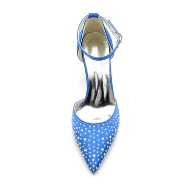 Stiletto Heel 9.5cm Silk-Like Shoes CK0173 - COCOMELODY